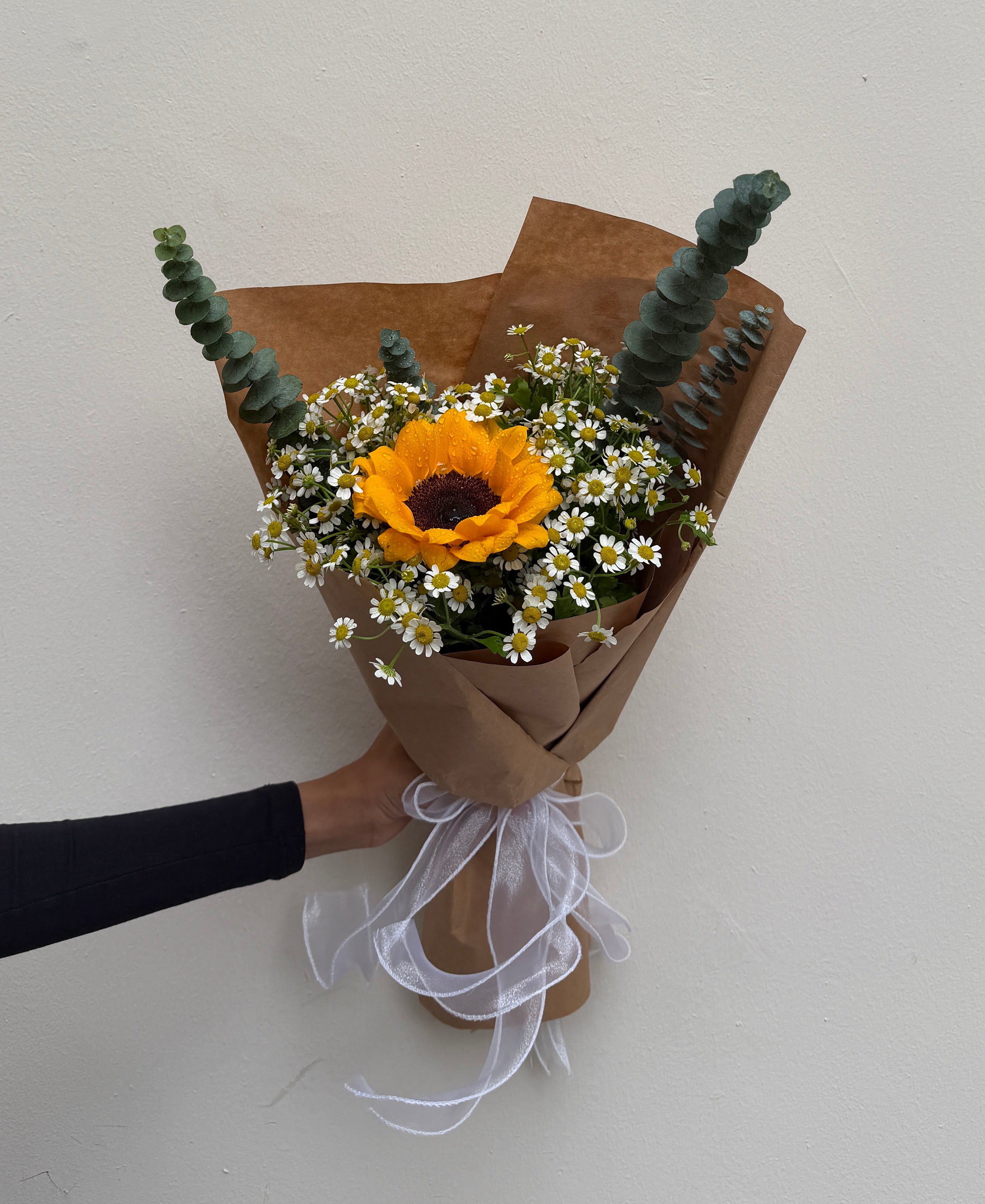 Medium Customised Sunflower and Chamomile Bouquet