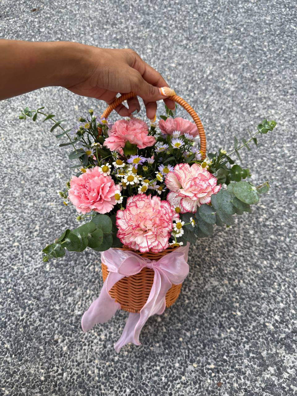 Signature Carnation Basket